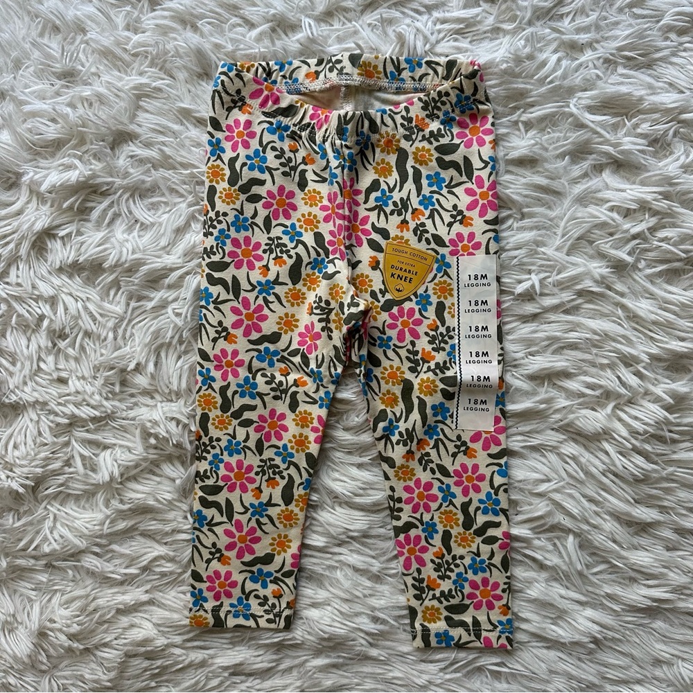Cat And Jack Toddler Girls Leggings New Size 18 Months - Picture 4 of 6